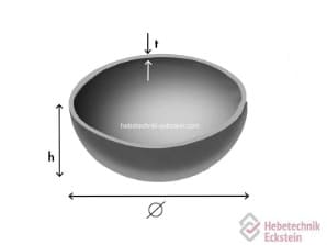 Casting ladle bowl without handle